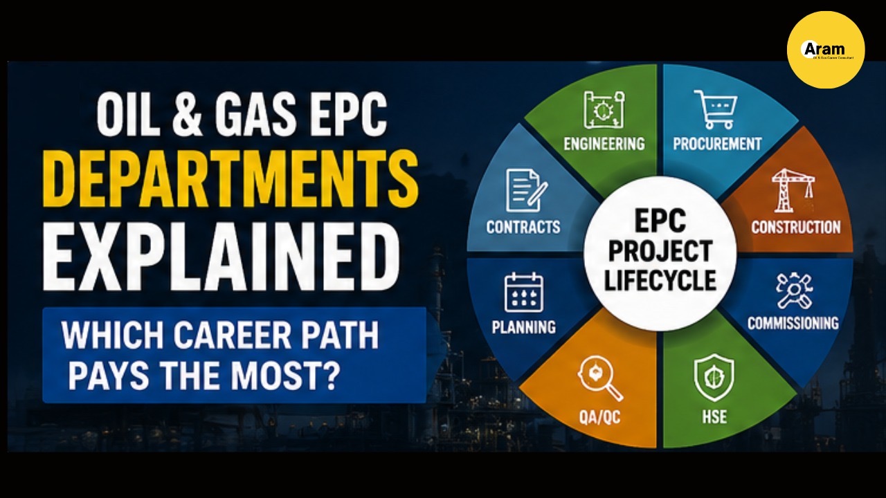 Oil & Gas EPC Departments Explained: Which Career Path Pays the Most?