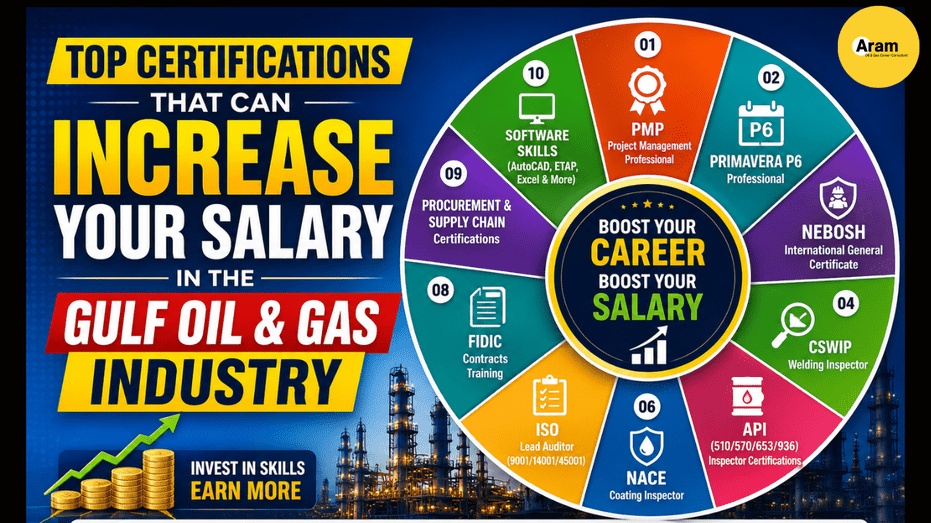 Top Certifications That Can Increase Your Salary in the Gulf Oil & Gas Industry